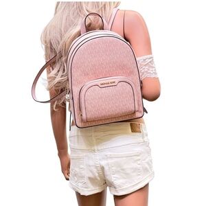Michael Kors Jaycee Medium Signature Logo Backpack